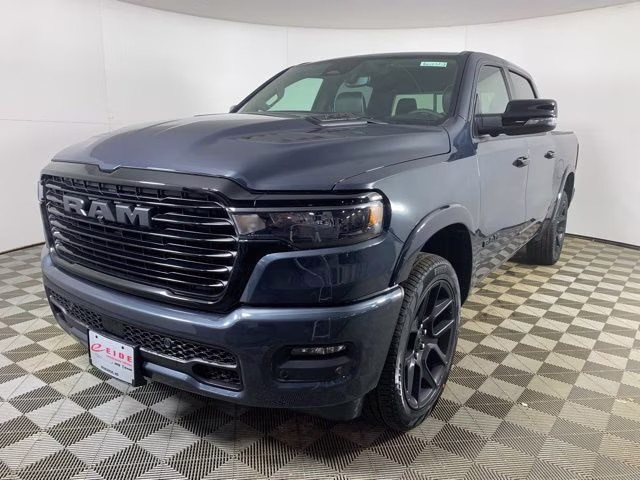 2026 Forged Blue Metallic Ram 1500 Laramie Night Edition 4X4 Truck