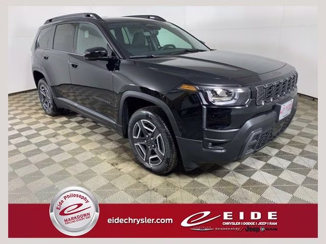 2026 Diamond Black Crystal Pearlcoat Jeep Cherokee Limited 4X4 SUV