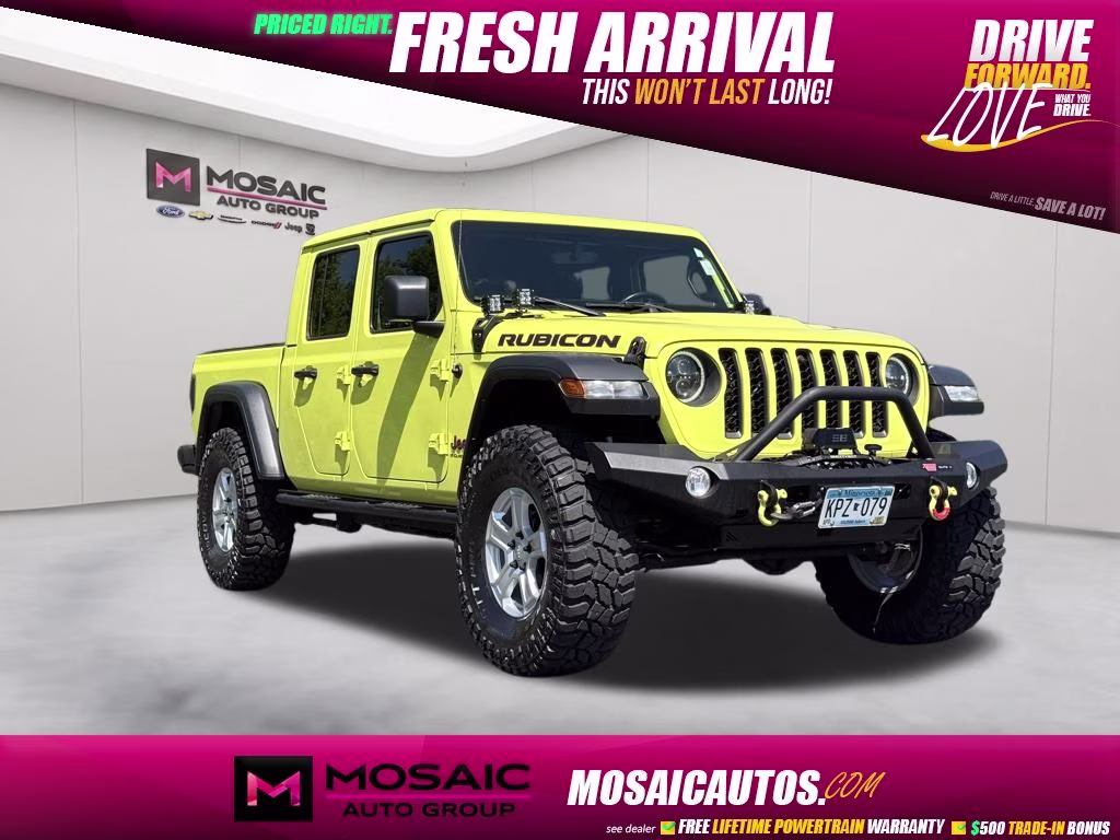 2023 High Velocity Clearcoat Jeep Gladiator Rubicon 4X4 Truck