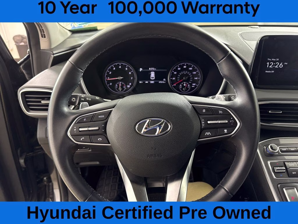 2023 Portofino Gray Hyundai Santa Fe SEL FWD SUV