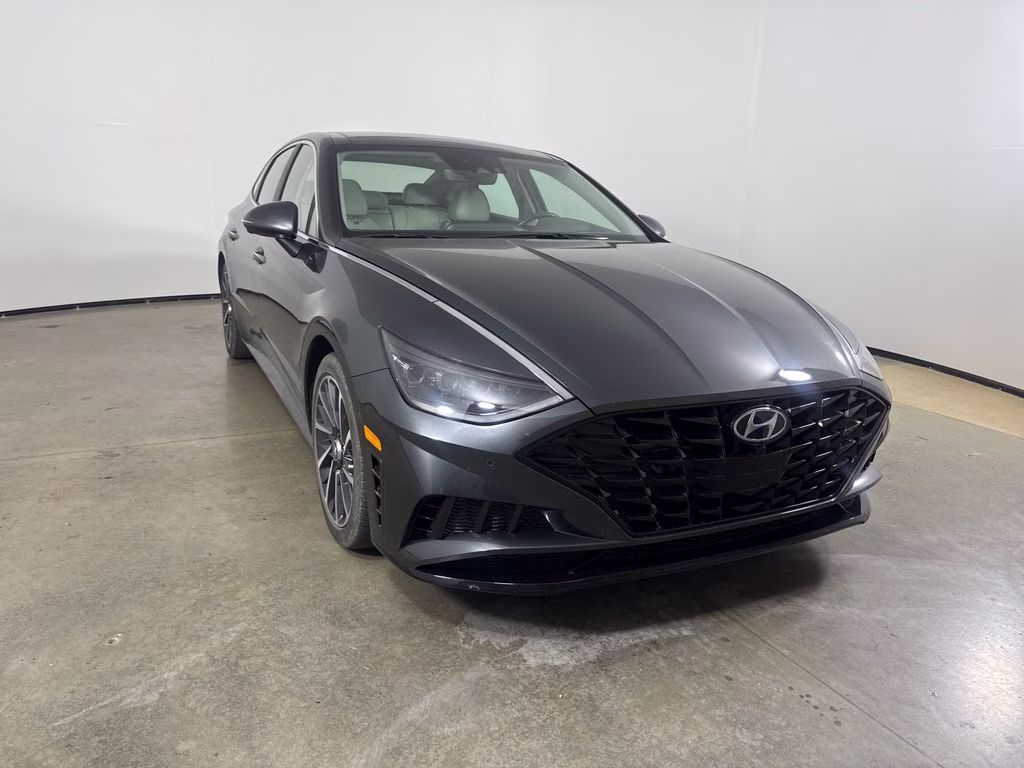 2022 Portofino Gray Hyundai Sonata Limited FWD Sedan