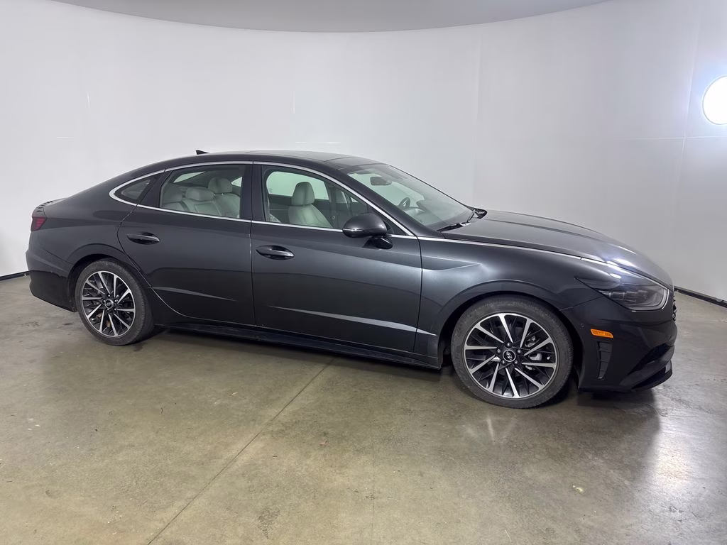 2022 Portofino Gray Hyundai Sonata Limited FWD Sedan