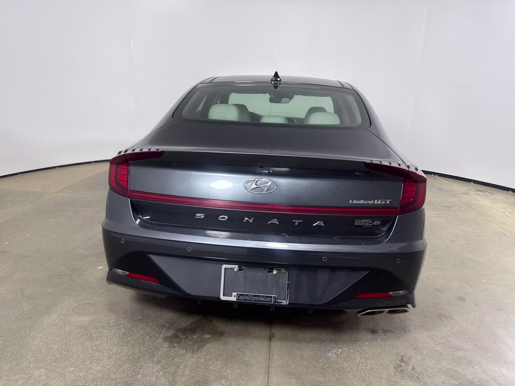 2022 Portofino Gray Hyundai Sonata Limited FWD Sedan