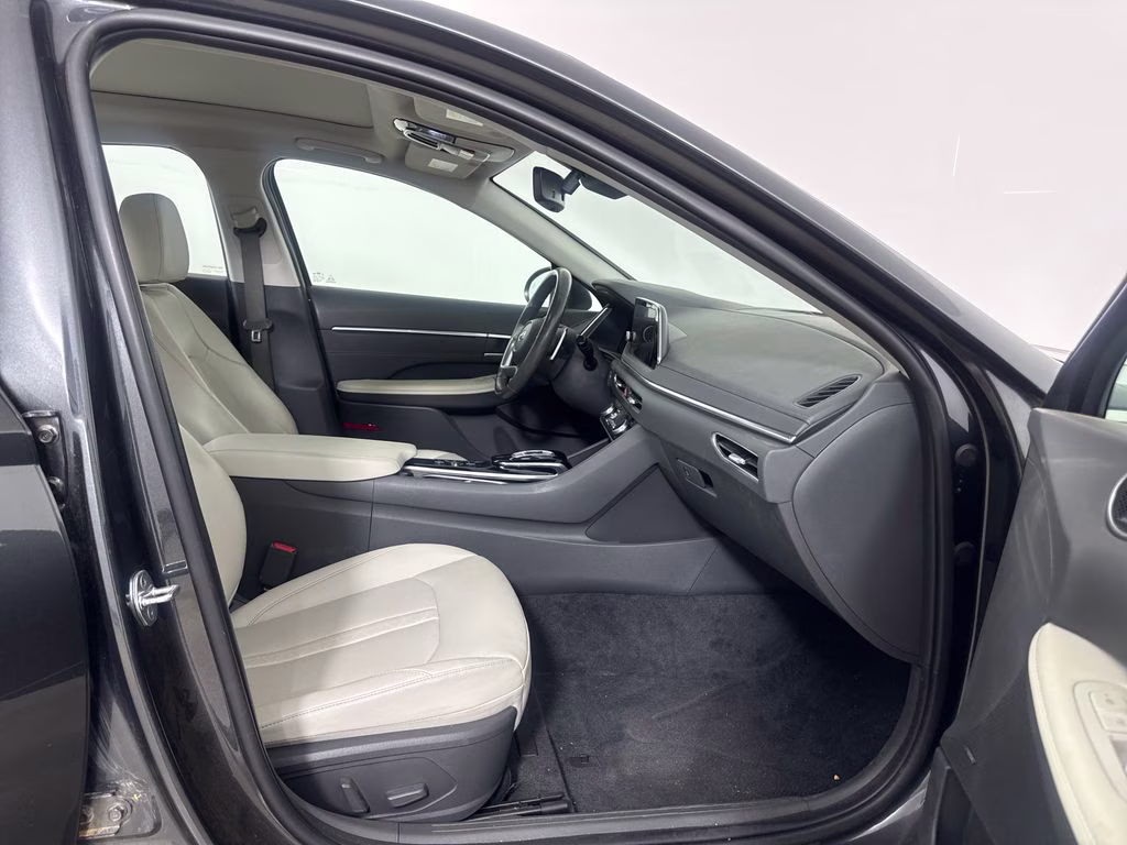 2022 Portofino Gray Hyundai Sonata Limited FWD Sedan