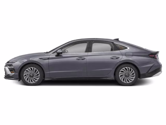 2024 Portofino Gray Hyundai Sonata Hybrid Limited FWD Sedan