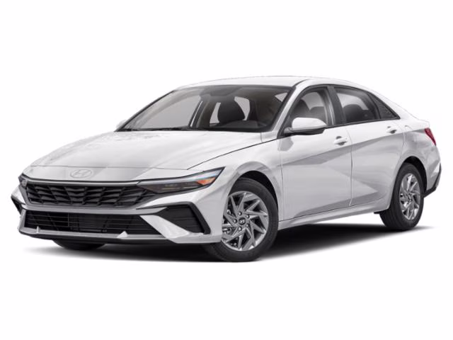 2024 Serenity White Hyundai Elantra SEL FWD Sedan