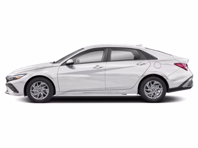2024 Serenity White Hyundai Elantra SEL FWD Sedan