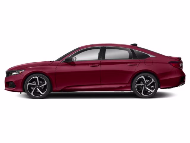 2021 Red Honda Accord Sport 2.0T FWD Sedan