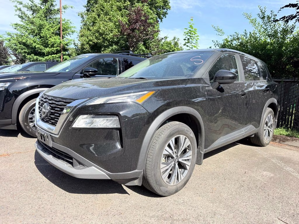 2023 Super Black Nissan Rogue SV AWD SUV