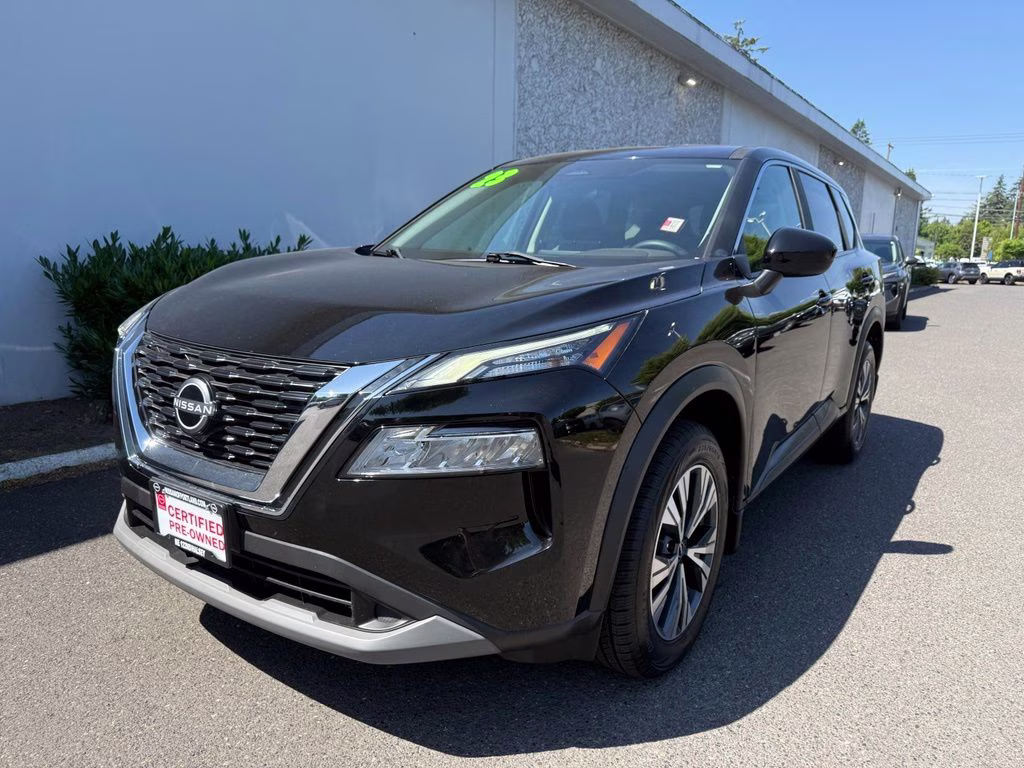 2023 Super Black Nissan Rogue SV AWD SUV