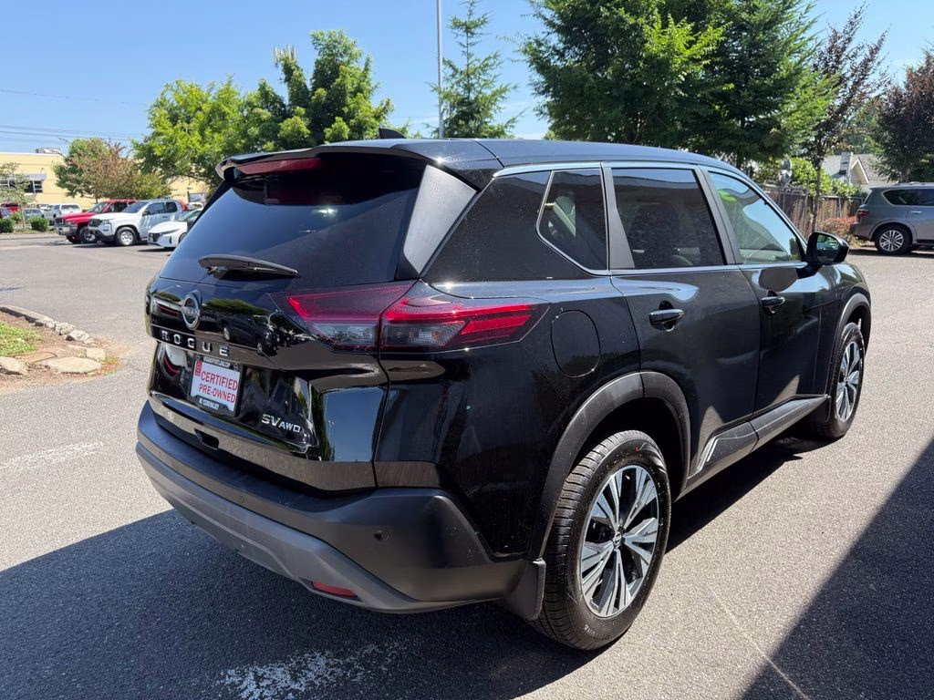 2023 Super Black Nissan Rogue SV AWD SUV
