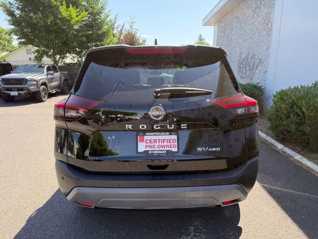 2023 Super Black Nissan Rogue SV AWD SUV