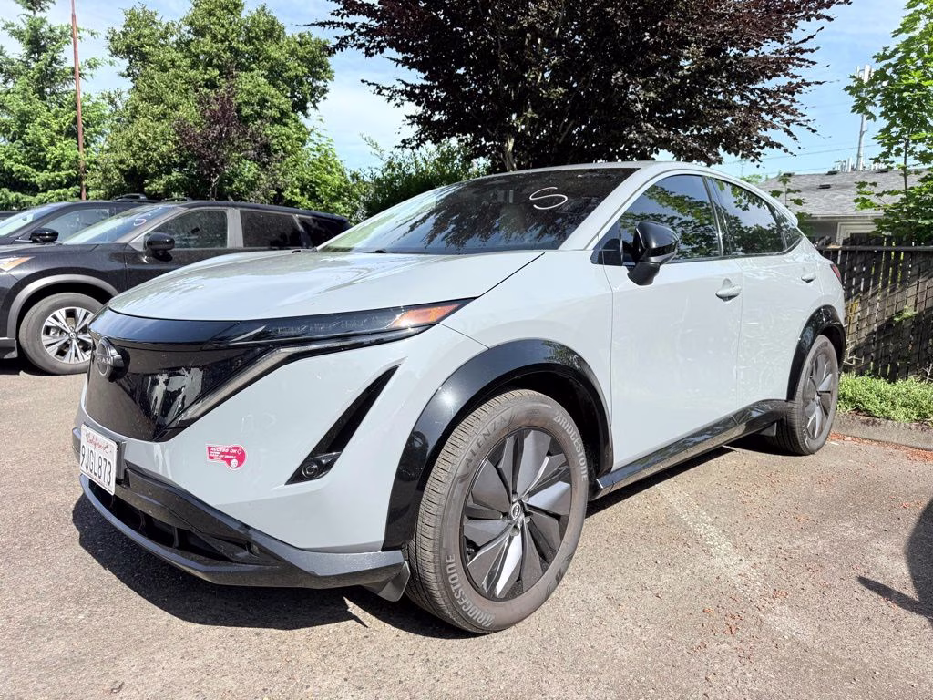 2023 Boulder Gray Pearl Nissan ARIYA EVOLVE+ FWD SUV