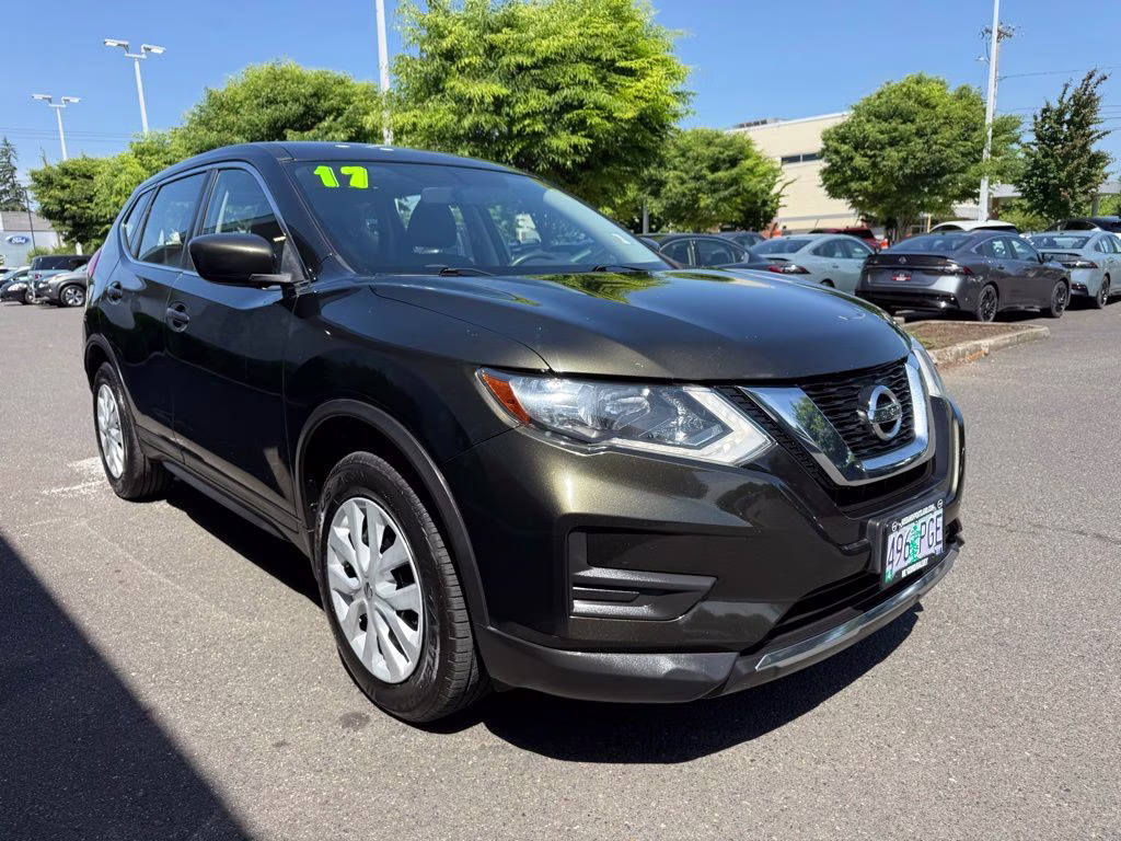 2017 Midnight Jade Nissan Rogue S FWD SUV