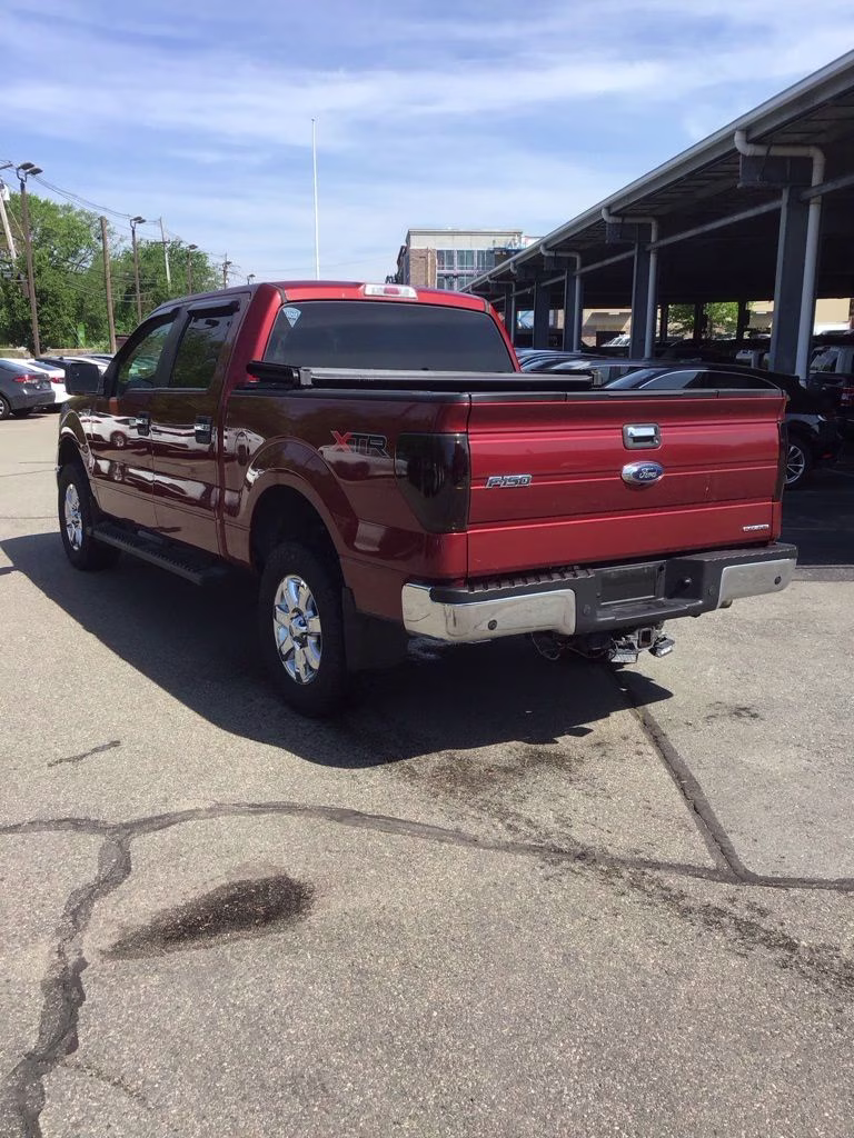 2014 Maroon Ford F-150 4X4 Truck
