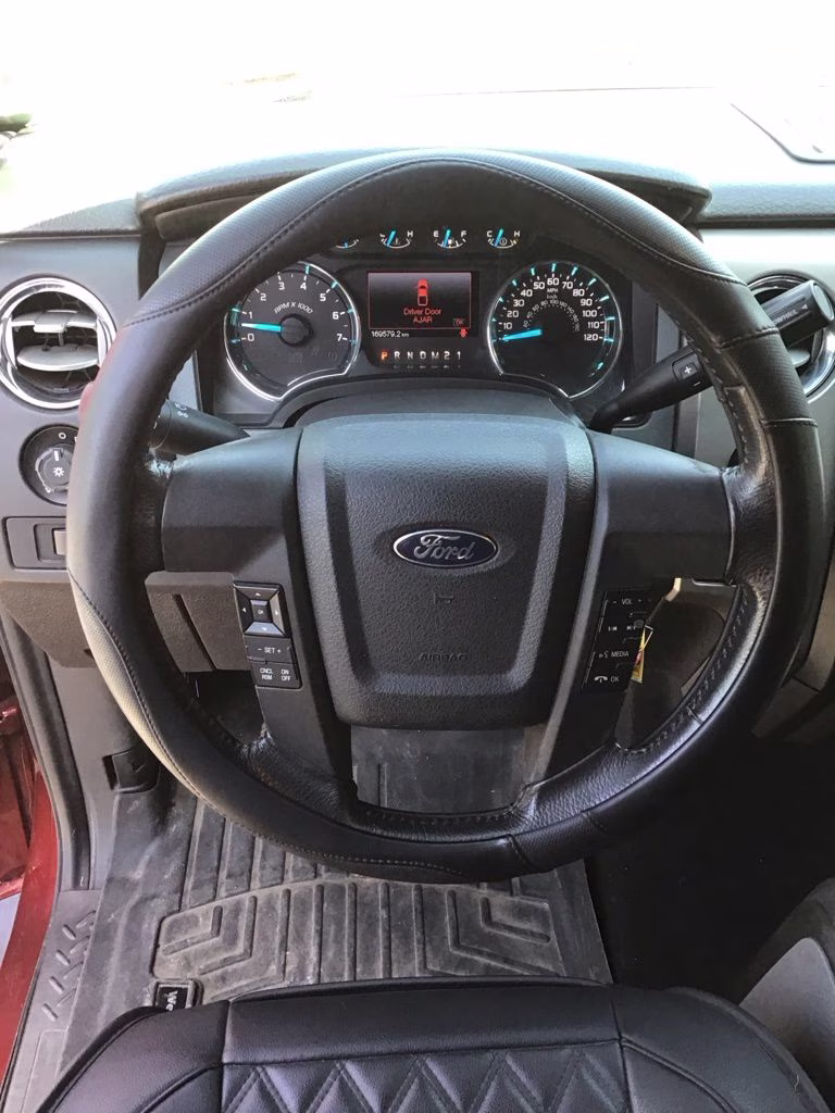 2014 Maroon Ford F-150 4X4 Truck