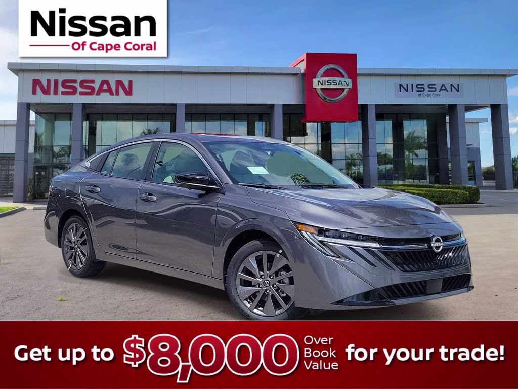 2026 Gun Metallic Nissan Sentra SL FWD Sedan