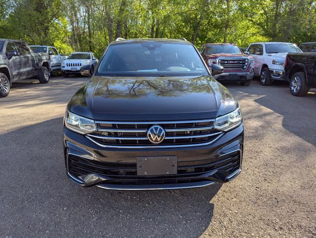 2022 Black Volkswagen Tiguan 2.0T SEL R-Line AWD SUV