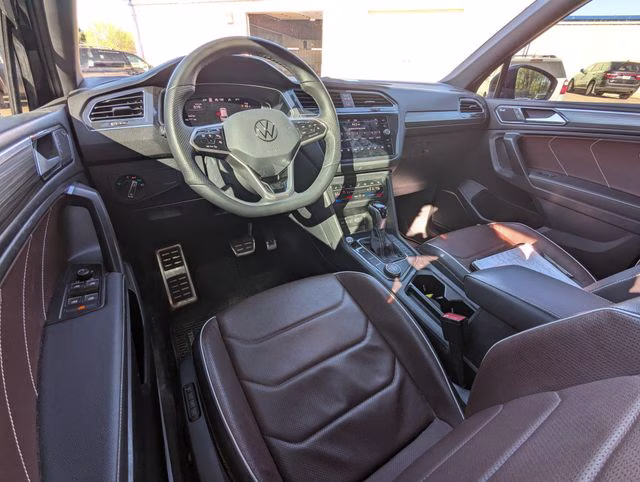 2022 Black Volkswagen Tiguan 2.0T SEL R-Line AWD SUV