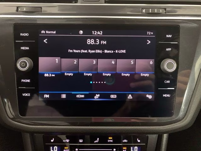 2022 Deep Black Pearl Volkswagen Tiguan 2.0T SEL R-Line AWD SUV