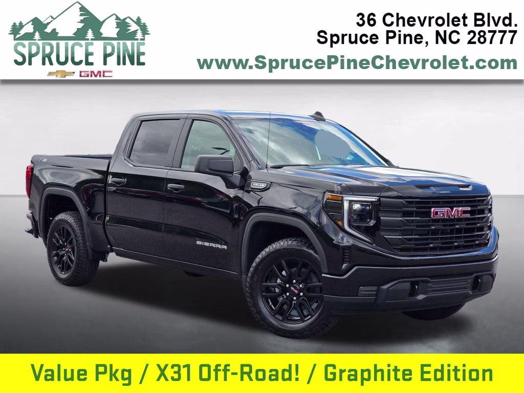 2026 Onyx Black GMC Sierra 1500 Pro 4X4 Truck