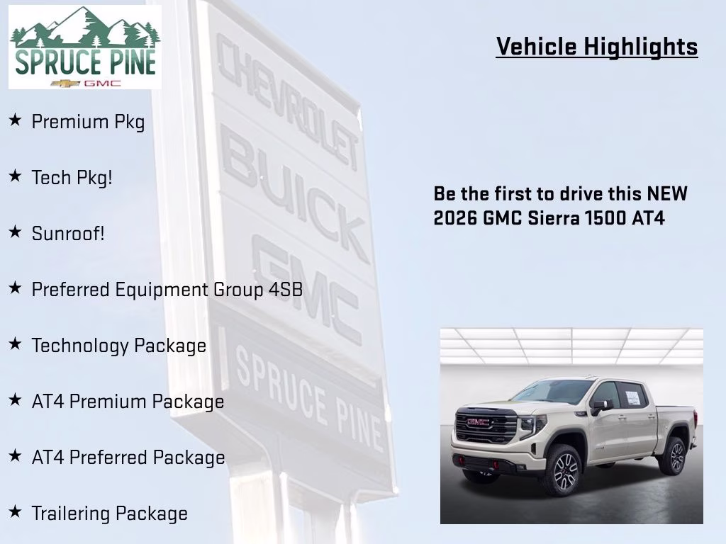 2026 Coastal Dune GMC Sierra 1500 AT4 4X4 Truck