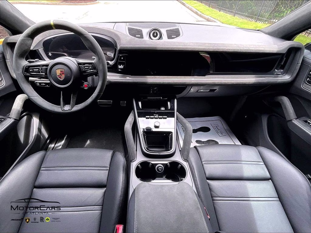 2026 White Porsche Cayenne Coupe Turbo GT 18-Way Sport Seats AWD SUV