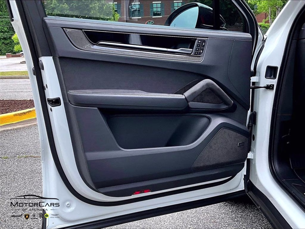 2026 White Porsche Cayenne Coupe Turbo GT 18-Way Sport Seats AWD SUV