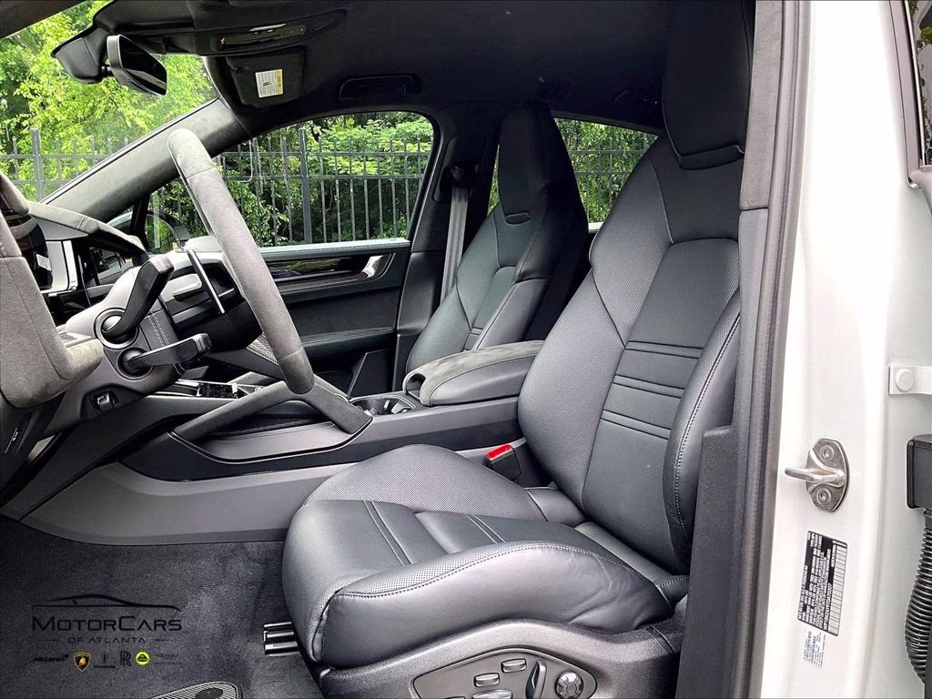 2026 White Porsche Cayenne Coupe Turbo GT 18-Way Sport Seats AWD SUV