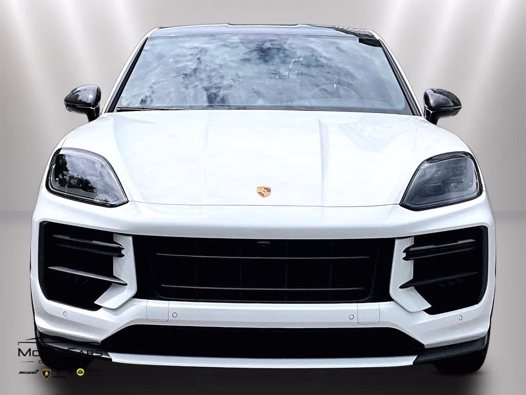 2026 White Porsche Cayenne Coupe Turbo GT 18-Way Sport Seats AWD SUV