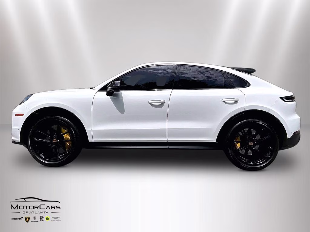 2026 White Porsche Cayenne Coupe Turbo GT 18-Way Sport Seats AWD SUV