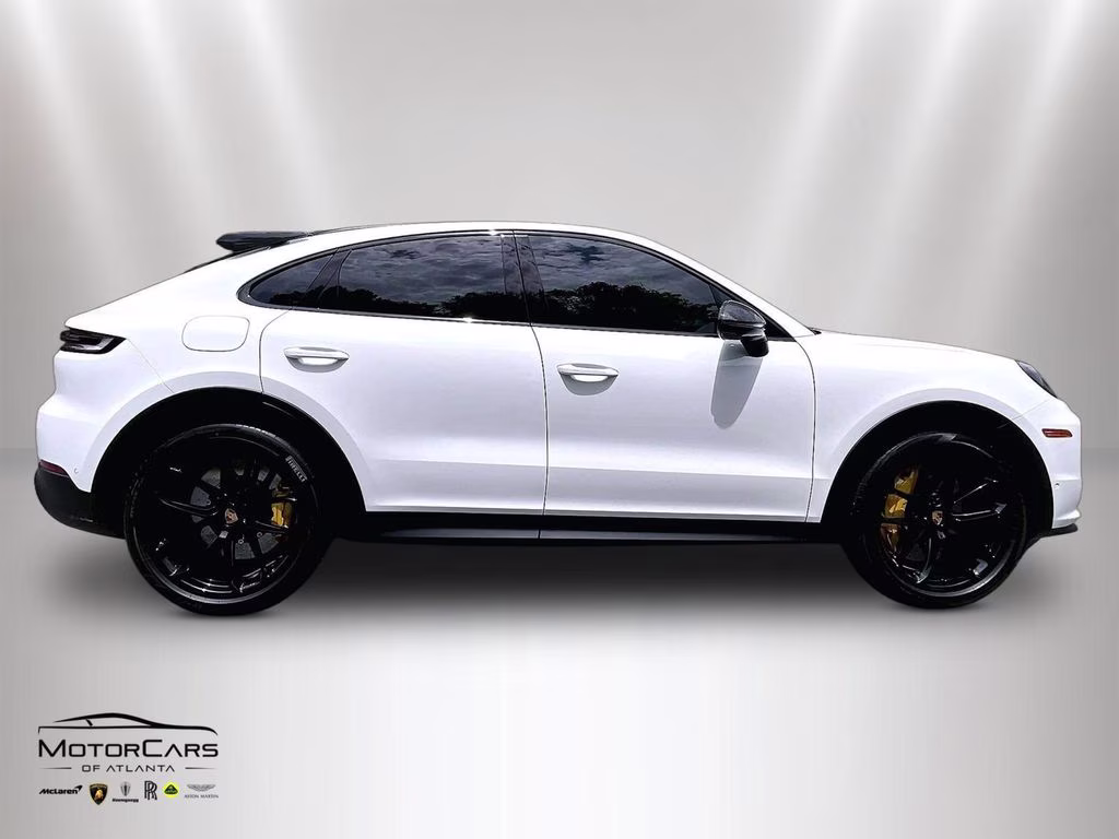 2026 White Porsche Cayenne Coupe Turbo GT 18-Way Sport Seats AWD SUV