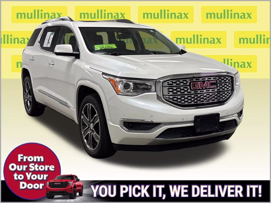 2019 White Frost Tricoat GMC Acadia Denali FWD SUV