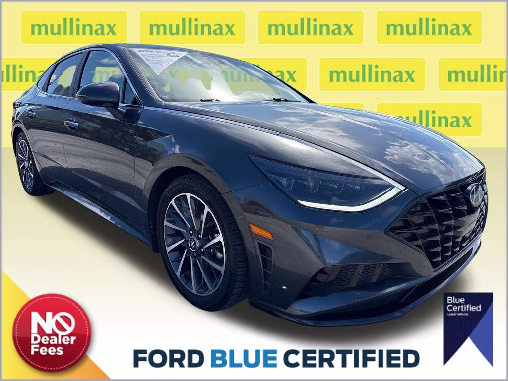 2021 Portofino Gray Hyundai Sonata Limited FWD Sedan
