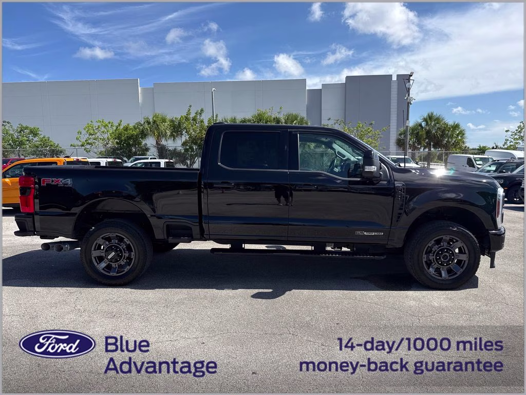 2024 Agate Black Metallic Ford Super Duty F-350 SRW Lariat 4X4 Truck
