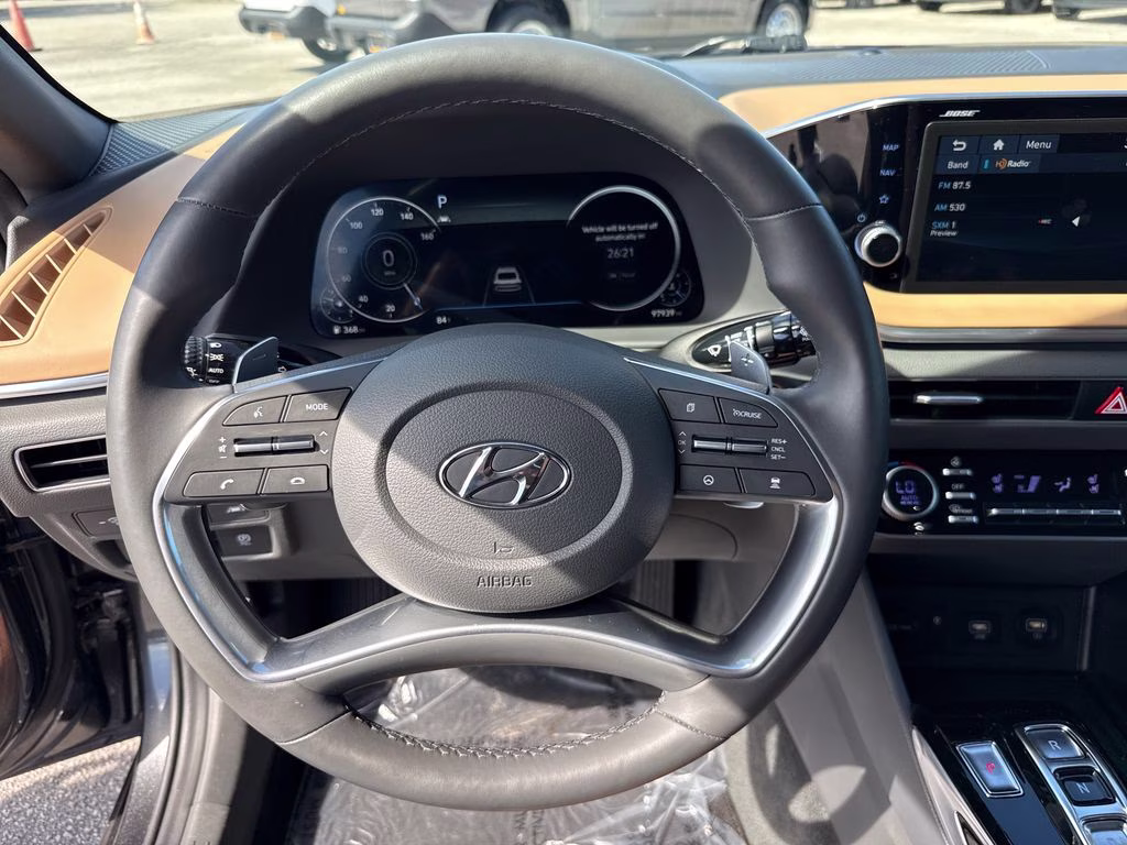 2021 Portofino Gray Hyundai Sonata Limited FWD Sedan