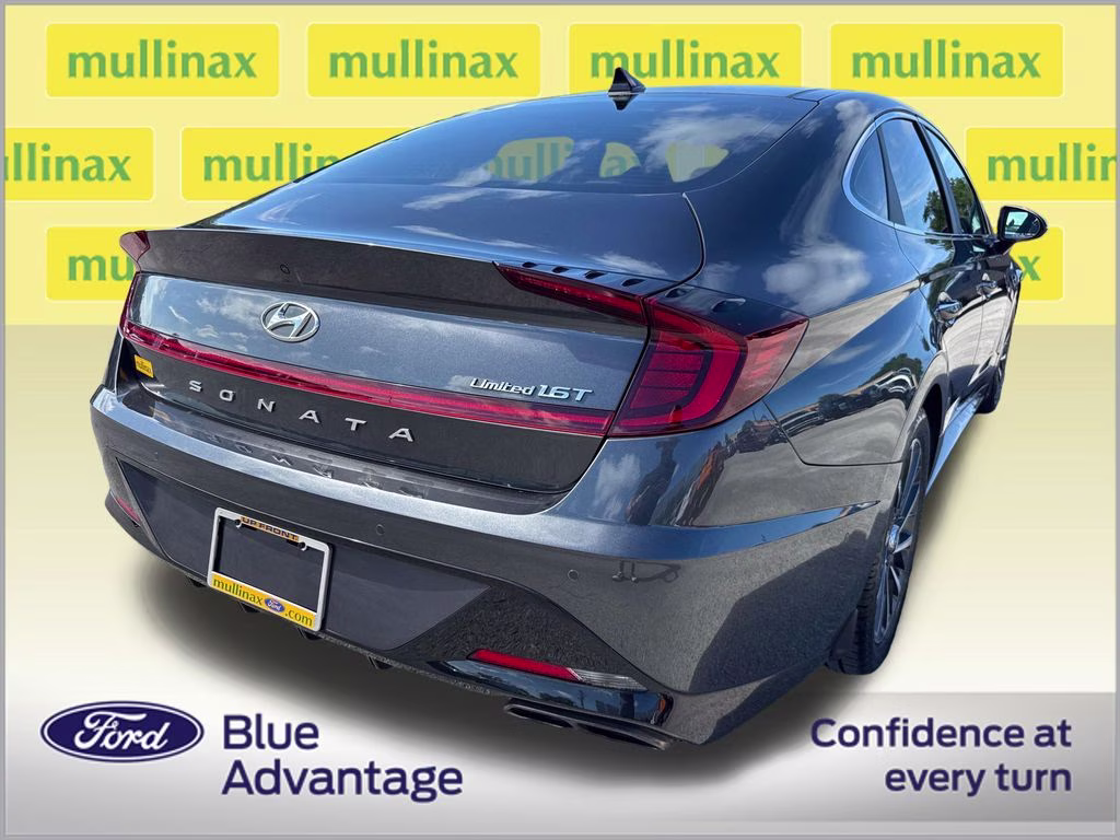 2021 Portofino Gray Hyundai Sonata Limited FWD Sedan