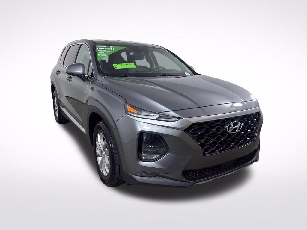 2019 Machine Gray Hyundai Santa Fe SEL FWD SUV