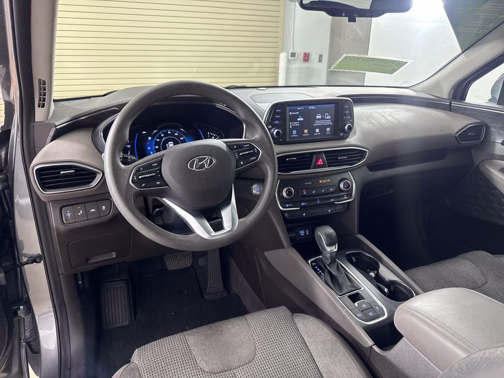 2019 Machine Gray Hyundai Santa Fe SEL FWD SUV