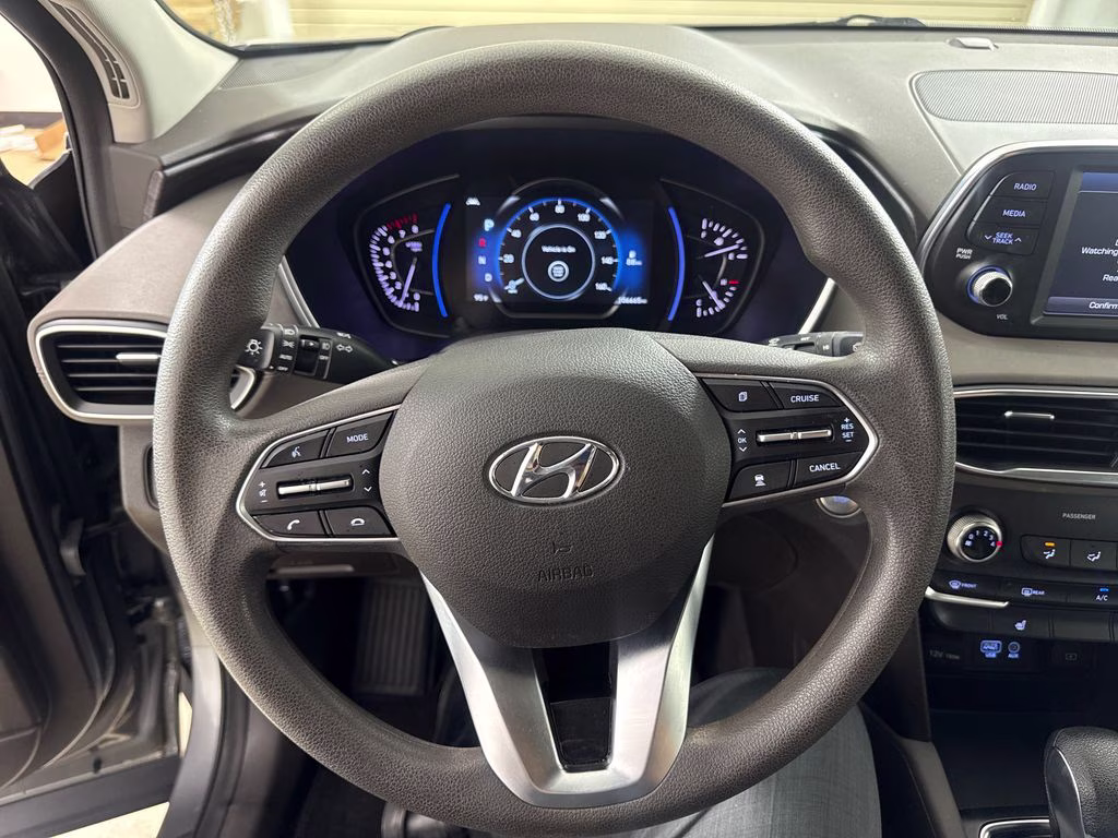 2019 Machine Gray Hyundai Santa Fe SEL FWD SUV