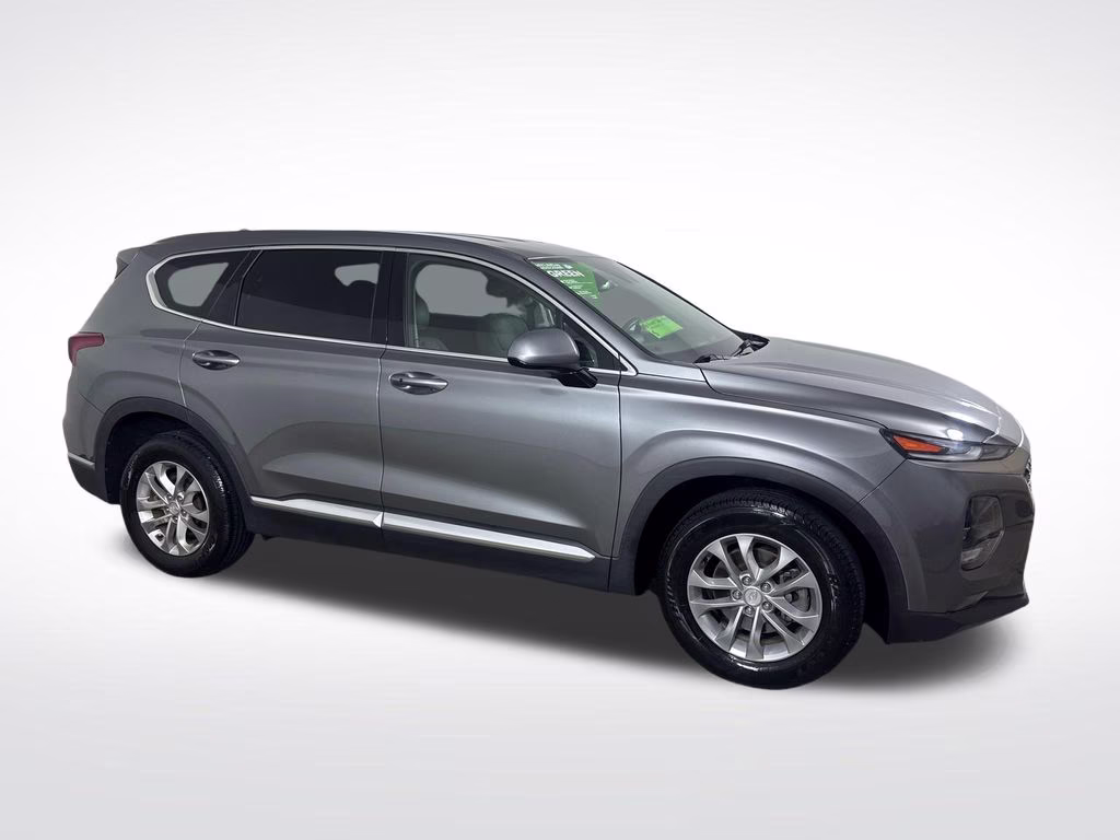 2019 Machine Gray Hyundai Santa Fe SEL FWD SUV