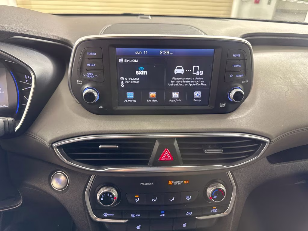 2019 Machine Gray Hyundai Santa Fe SEL FWD SUV