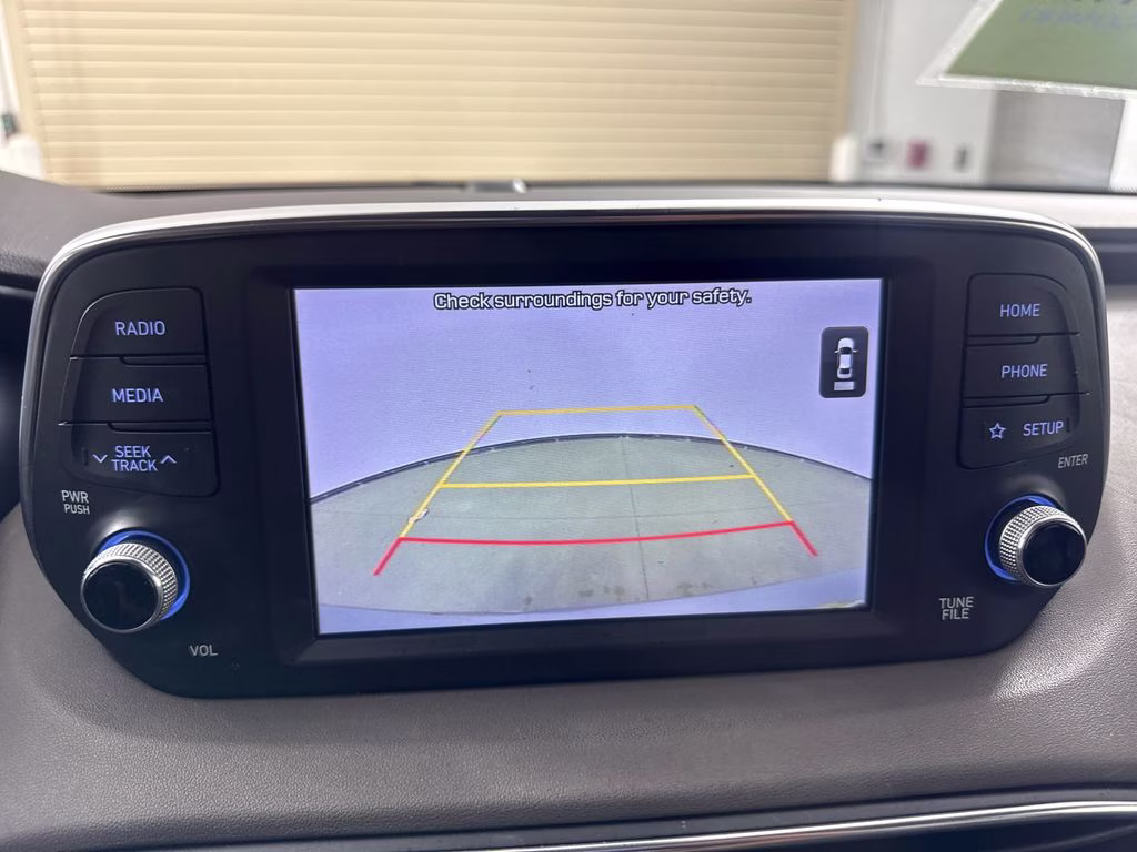 2019 Machine Gray Hyundai Santa Fe SEL FWD SUV