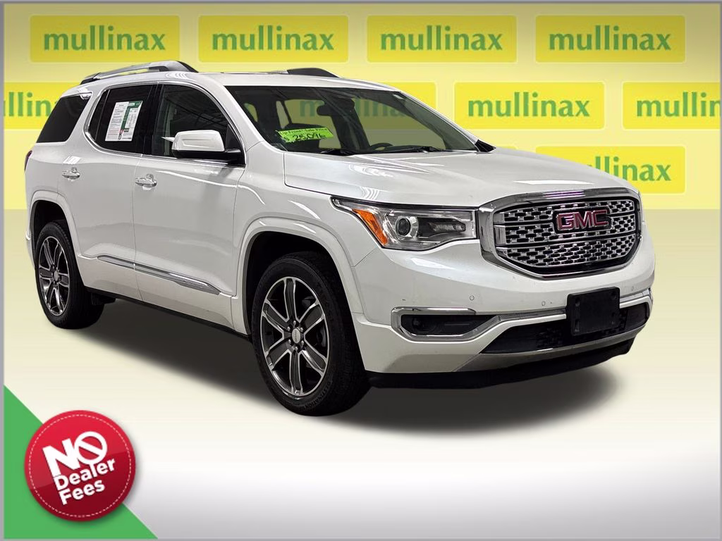 2019 White Frost Tricoat GMC Acadia Denali FWD SUV