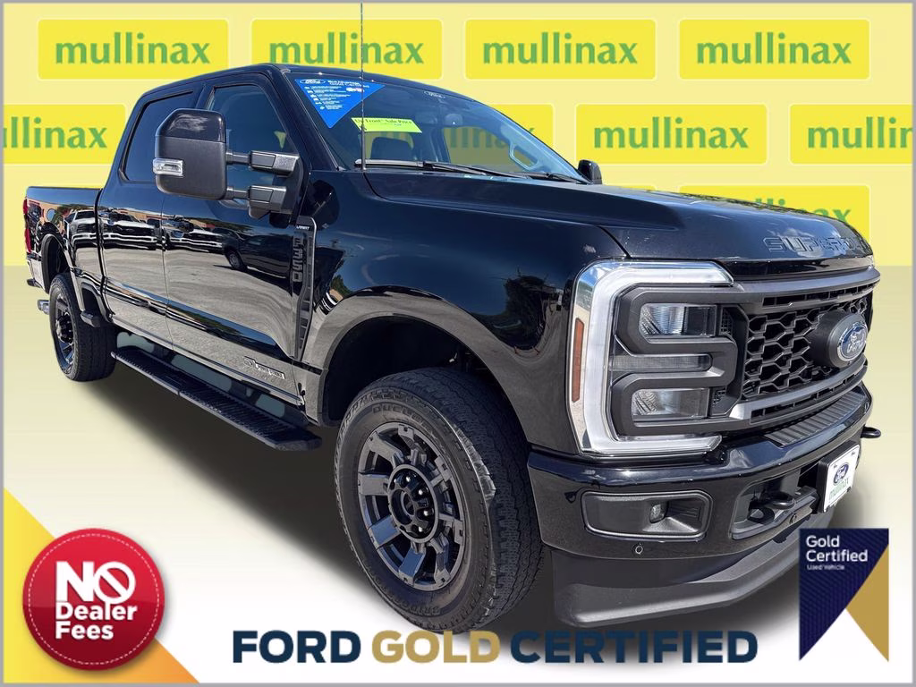 2024 Agate Black Metallic Ford Super Duty F-350 SRW Lariat 4X4 Truck