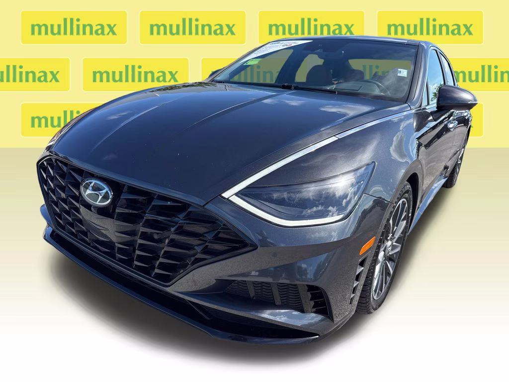 2021 Portofino Gray Hyundai Sonata Limited FWD Sedan