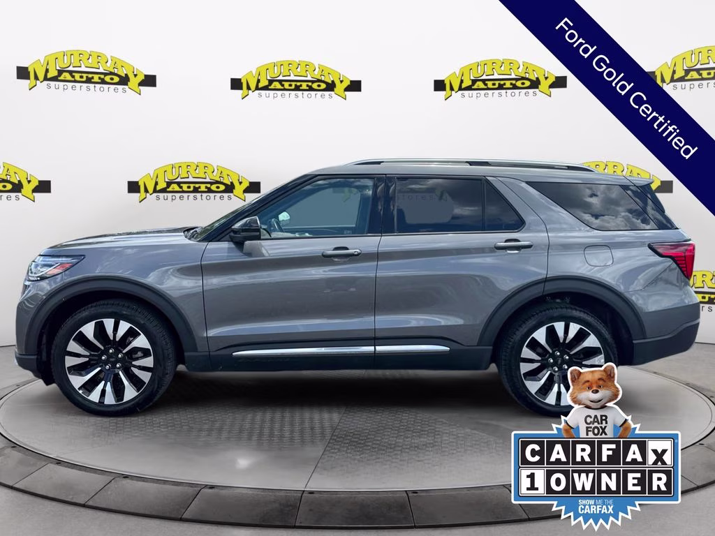 2025 Gray Metallic Ford Explorer Platinum 4X4 SUV