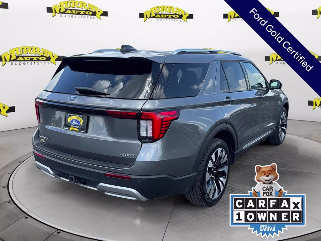 2025 Gray Metallic Ford Explorer Platinum 4X4 SUV