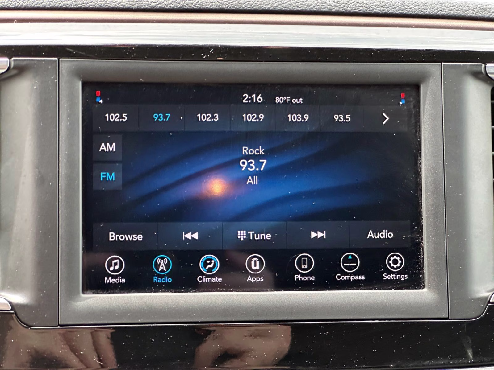 2019 Ocean Blue Metallic Chrysler Pacifica L FWD Van