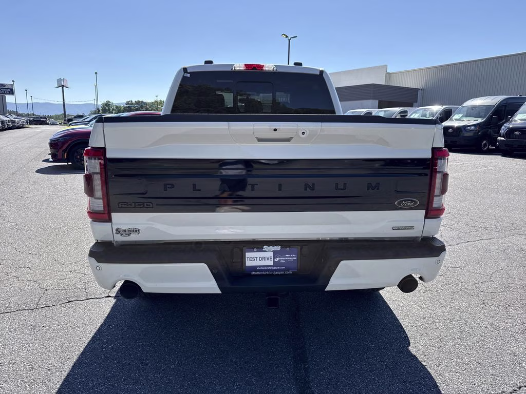 2023 Star White Metallic Tri-Coat Ford F-150 Platinum 4X4 Truck